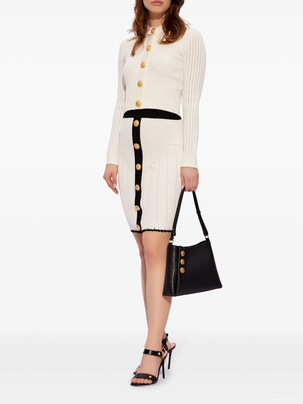 Affordable ribbed-knit Women cardigan Versace 0701